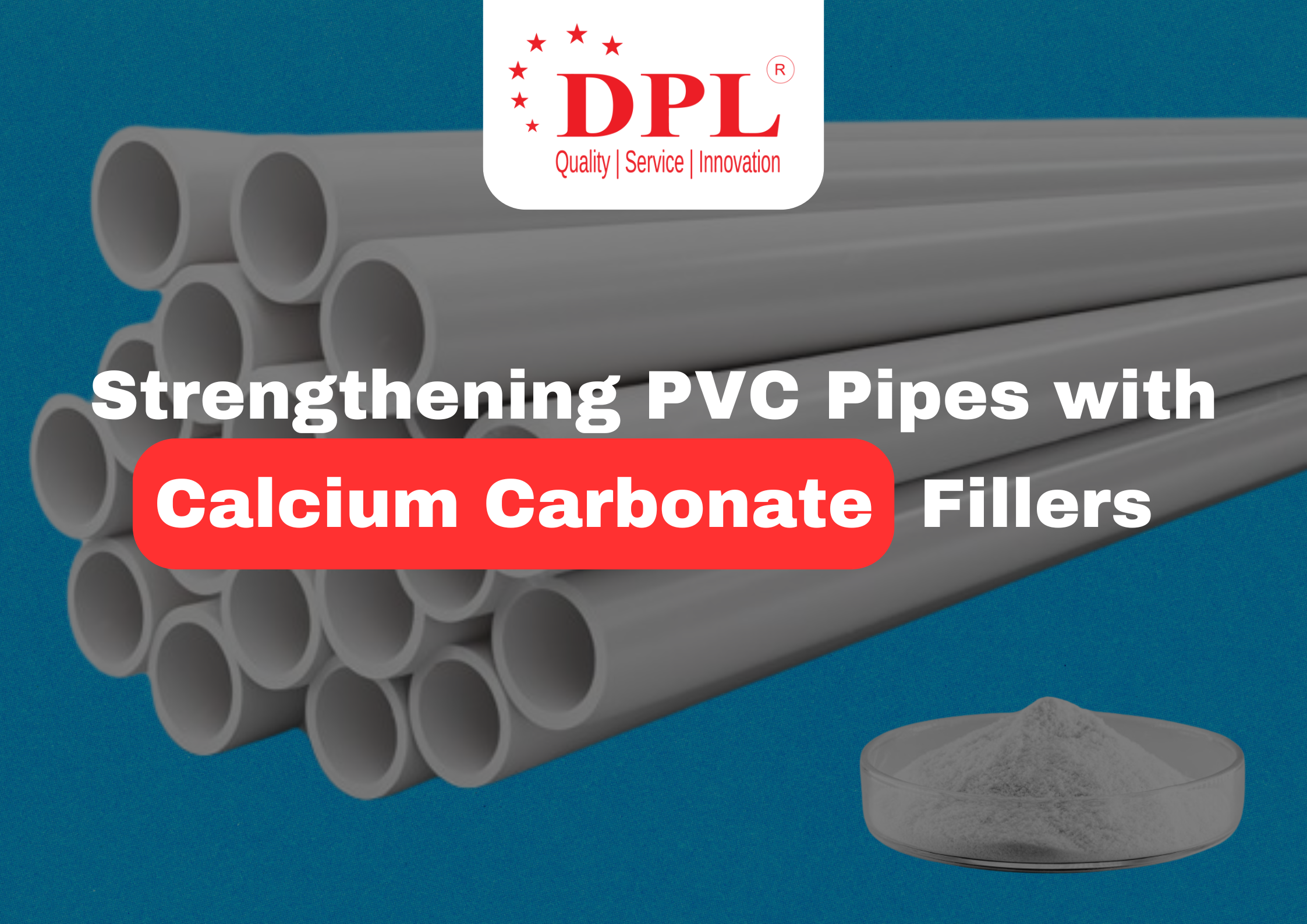 Strengthening PVC Pipes with Calcium Carbonate Fillers