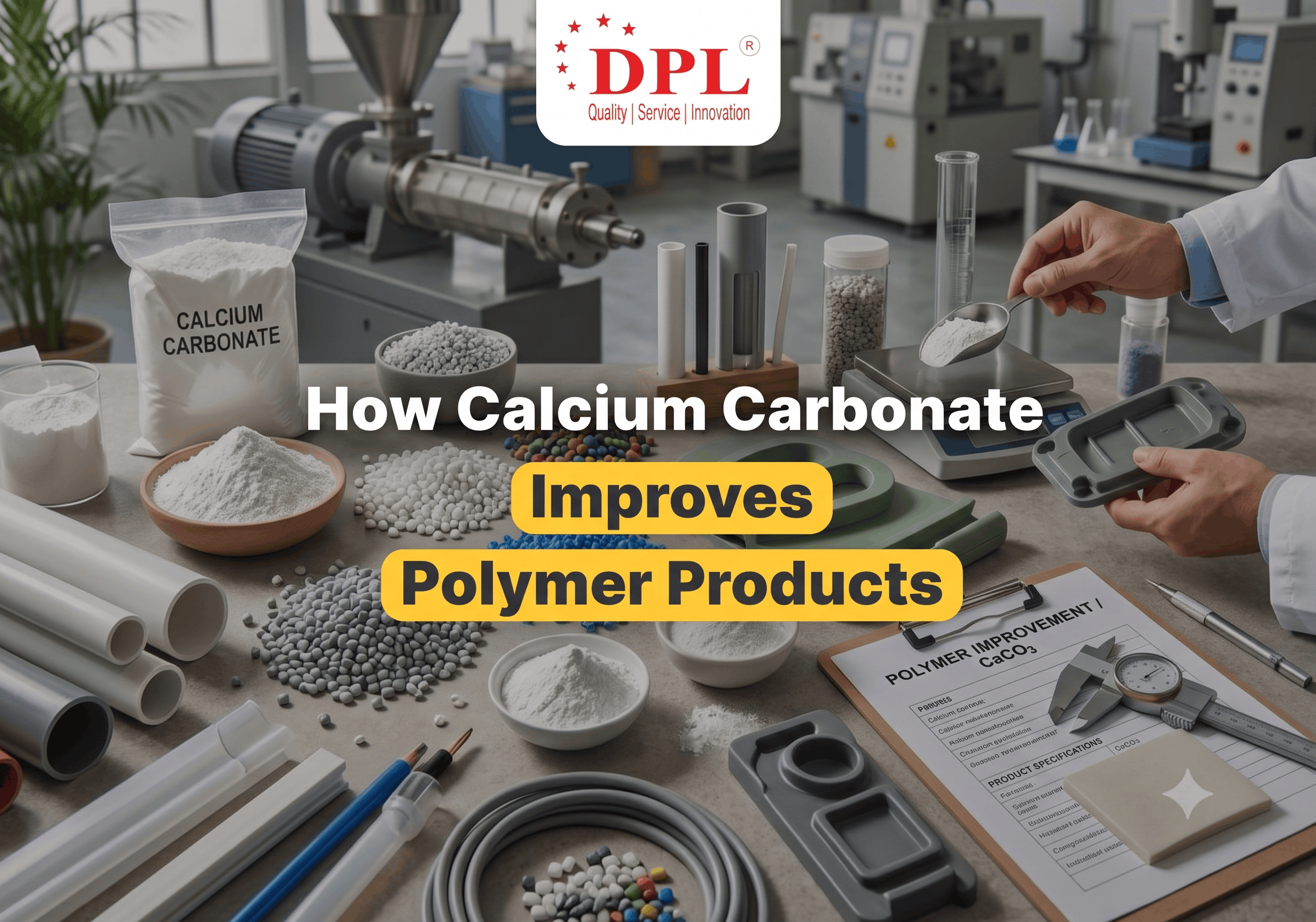How Calcium Carbonate Improves Polymer Products